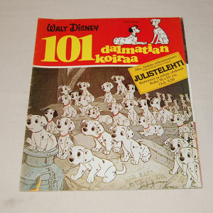 101 dalmatiankoiraa julistelehti